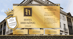 Desktop Screenshot of hotel-dreikoenig.de